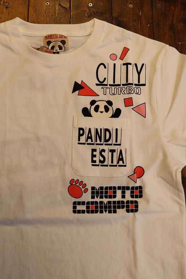 PANDIESTA JAPAN���ѥ�ǥ���������523504 HONDA��PANDIESTA CITY&MOTOCOMPO Tee �ɽ��ԥ���ġ��ۥ磻��