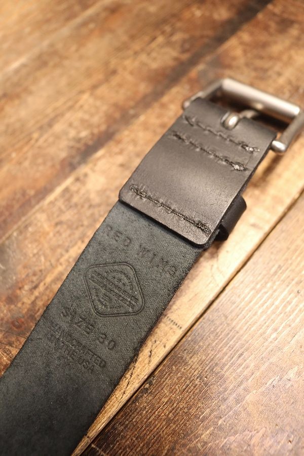 RED WING åɥ 96503 Leather Belt 쥶٥ 38mm Black Pioneer֥å֥ѥ˥ס