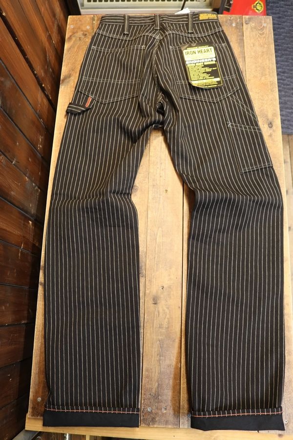 IRON HEART����������ϡ��� 814��12oz�����Хå��� ���󥸥˥��ڥ��󥿡��ѥ�ġ��֥�å�