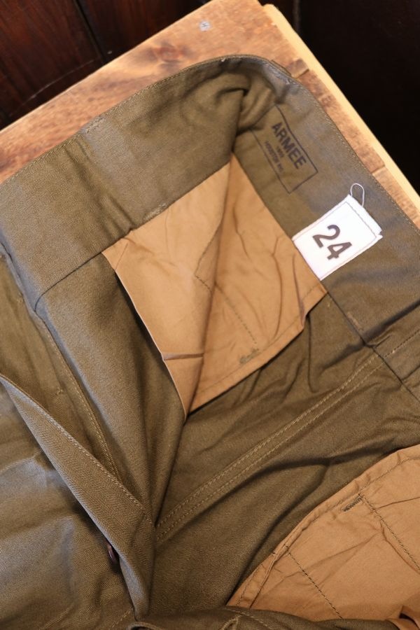 HOUSTON / �ҥ塼���ȥ� 985��1985 FRENCH MILITARY M-47 PANTS / �ե�󥹷�M47�ѥ�ġ��������ѥ�ġ�OD��OLIVE DRAB��