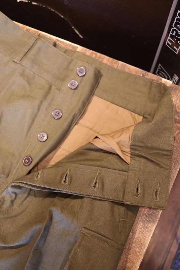 HOUSTON / �ҥ塼���ȥ� 985��1985 FRENCH MILITARY M-47 PANTS / �ե�󥹷�M47�ѥ�ġ��������ѥ�ġ�OD��OLIVE DRAB��