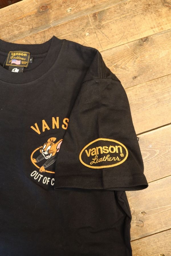 VANSON��Tom and Jerry���ȥ�ȥ����꡼����ܡ���TJV-2511��ŷ��ȾµTee���Х����ɽ����֥�å�