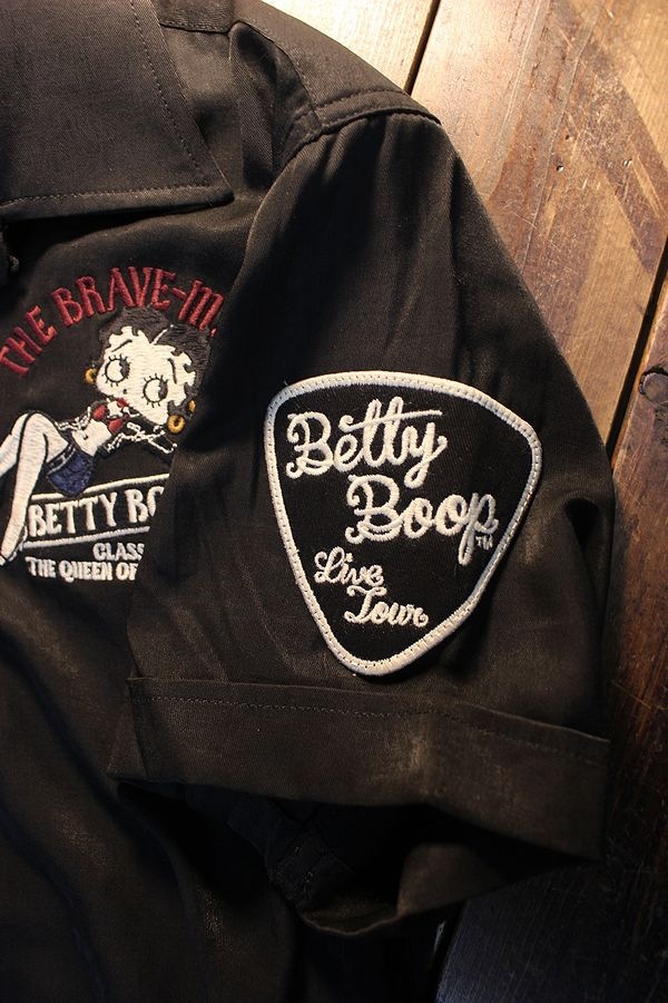 The BRAVE-MAN��BETTY BOOP���٥ƥ���BBB-2122 �졼���Ⱦµ���ߥ���ġ��֥�å�
