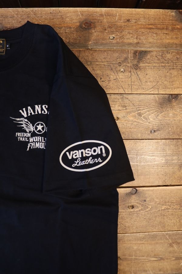 VANSON �Х󥽥� NVST-2607 ŷ��ȾµTee��WING���ɽ���T����ġ��֥�å�