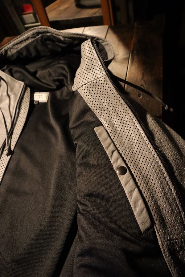 ���ɥ�(KADOYA)��K'S LEATHER�ʥ������쥶����RIDERS PARKA-PL �ѥ���󥰥쥶�����㥱�åȥѡ����������졼