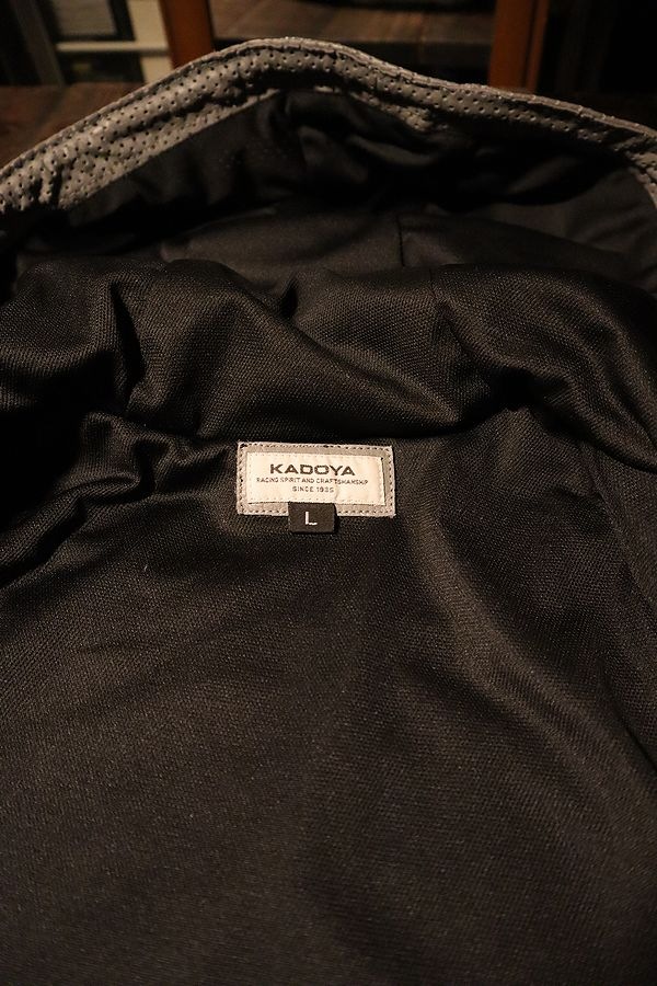 ���ɥ�(KADOYA)��K'S LEATHER�ʥ������쥶����RIDERS PARKA-PL �ѥ���󥰥쥶�����㥱�åȥѡ����������졼