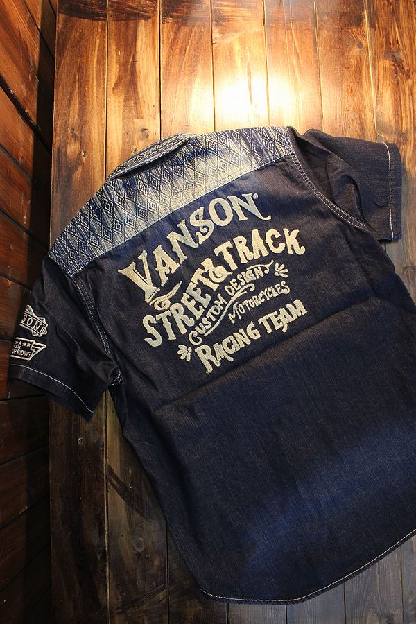 VANSON �Х󥽥� NVSS-2004���ɤ������إǥ˥�Ⱦµ����� INDIGO(ONE WASH)