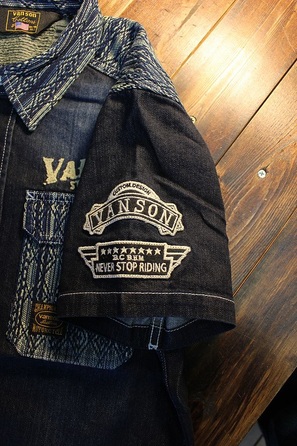 VANSON �Х󥽥� NVSS-2004���ɤ������إǥ˥�Ⱦµ����� INDIGO(ONE WASH)