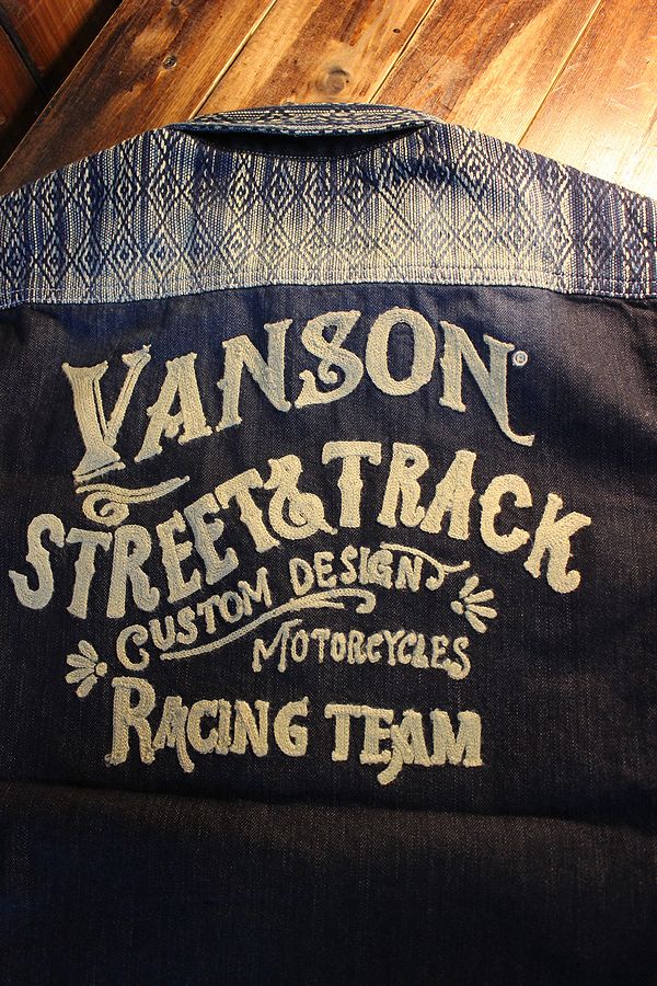 VANSON �Х󥽥� NVSS-2004���ɤ������إǥ˥�Ⱦµ����� INDIGO(ONE WASH)
