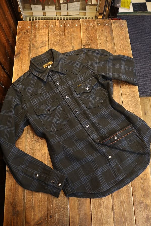 IRON HEART アイアンハート IHSH-407 UHFウエスタンシャツ-スラブ