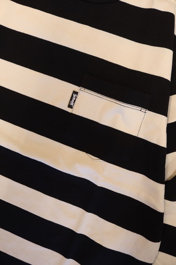 SCHOTT(����åȡ� 782-5930005��WIDE BORDER L/S T-SHIRT/�磻�ɥܡ����� ����ԡ������ܥ꡼