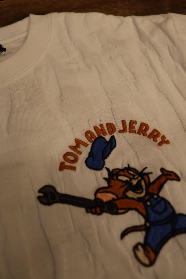 NEVERMIND��Tom and Jerry���ȥ�ȥ����꡼����ܡ�TJN-2613 ���㥬����ŷ��ȾµTee���ɽ����Х�����T����ġ����եۥ磻��