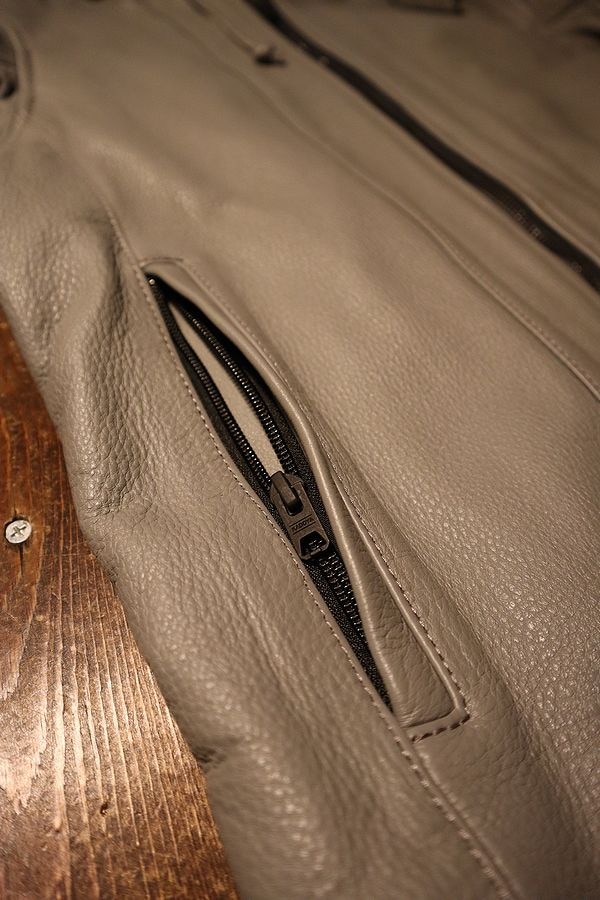 ���ɥ�(KADOYA)��K'S LEATHER�ʥ������쥶���ˡ�RIDERS PARKA���饤�������ѡ����������졼