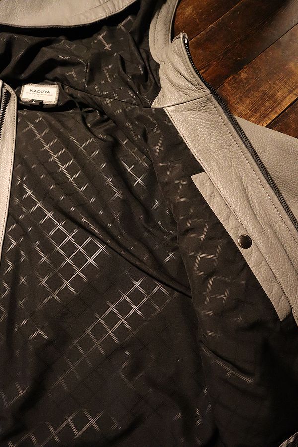 ���ɥ�(KADOYA)��K'S LEATHER�ʥ������쥶���ˡ�RIDERS PARKA���饤�������ѡ����������졼