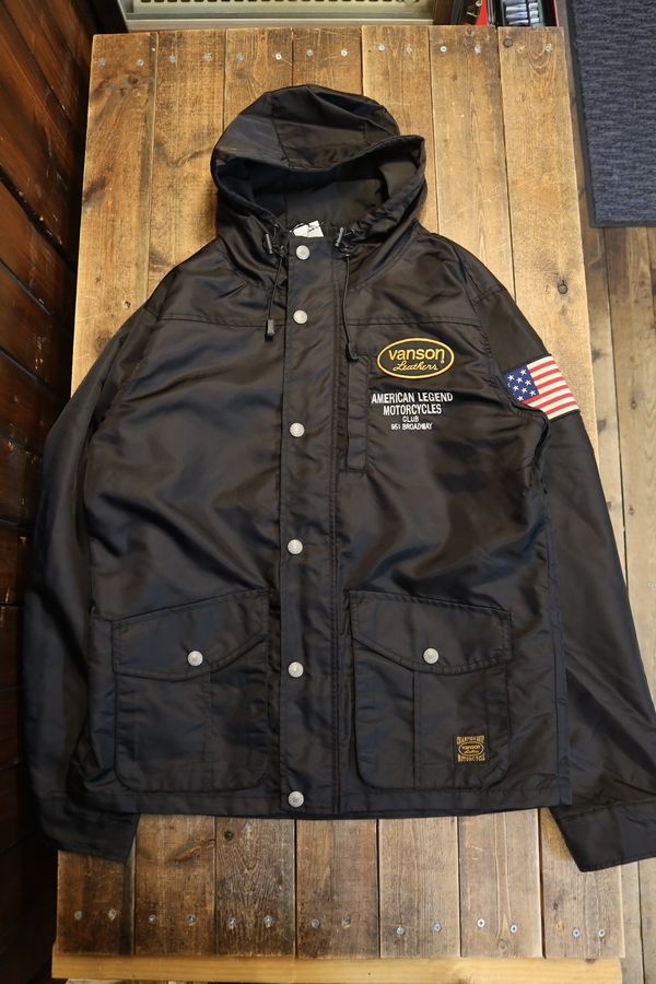 VANSONバンソン NVJK-2503 VANSON NYLON 3WAY JACKET バンソン