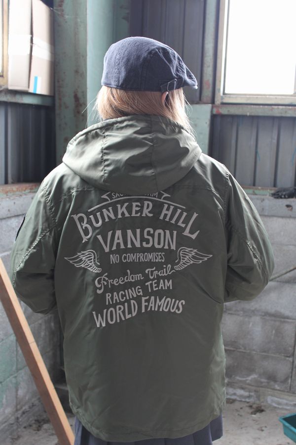VANSON�Х󥽥�NVJK-2503 VANSON NYLON 3WAY JACKET �Х󥽥� �ʥ����� ���㥱�å� ���� æ��饤�ʡ���N-3B V���꡼��(�饤�ʡ����֥�å�)