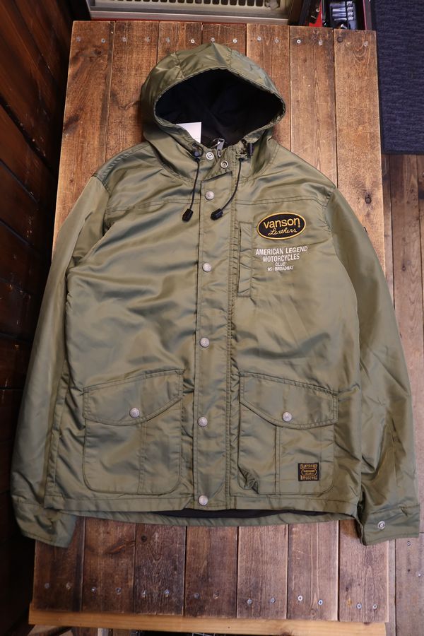 VANSON�Х󥽥�NVJK-2503 VANSON NYLON 3WAY JACKET �Х󥽥� �ʥ����� ���㥱�å� ���� æ��饤�ʡ���N-3B V���꡼��(�饤�ʡ����֥�å�)