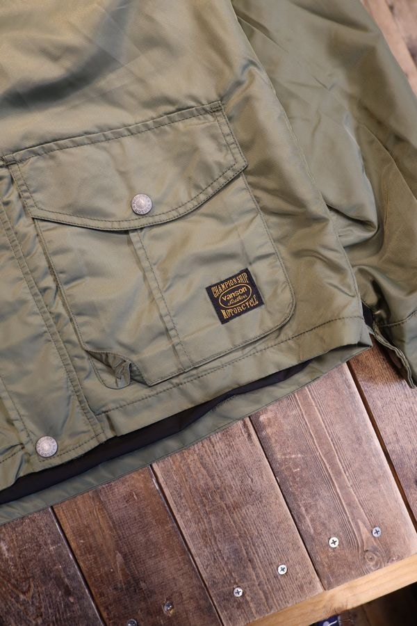 VANSON�Х󥽥�NVJK-2503 VANSON NYLON 3WAY JACKET �Х󥽥� �ʥ����� ���㥱�å� ���� æ��饤�ʡ���N-3B V���꡼��(�饤�ʡ����֥�å�)