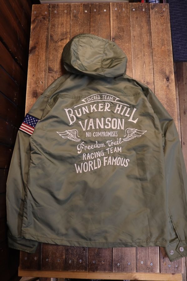 VANSON�Х󥽥�NVJK-2503 VANSON NYLON 3WAY JACKET �Х󥽥� �ʥ����� ���㥱�å� ���� æ��饤�ʡ���N-3B V���꡼��(�饤�ʡ����֥�å�)