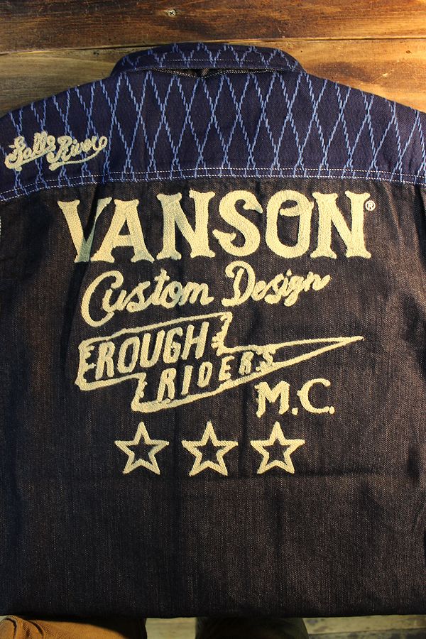 VANSON �Х󥽥� NVSL-2006���ɤ������إǥ˥ॷ��� ��������ɽ���INDIGO(ONE WASH)