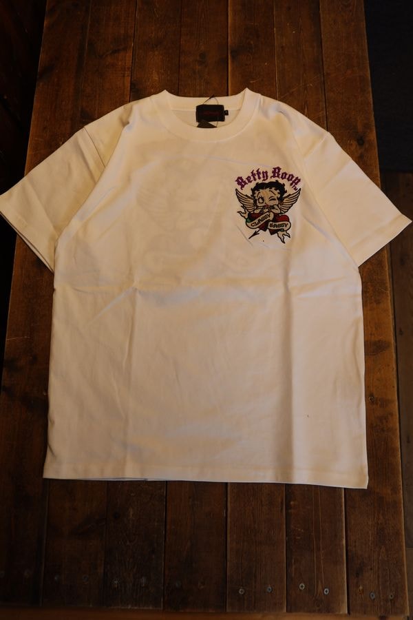 BETTY BOOP��ED HARDY��BED-2601 ŷ��Tee���٥ƥ��ߥ��ɥϡ��ǥ������ɽ����֥��ȡ��饤�󥹥ȡ���T����ġ����եۥ磻��