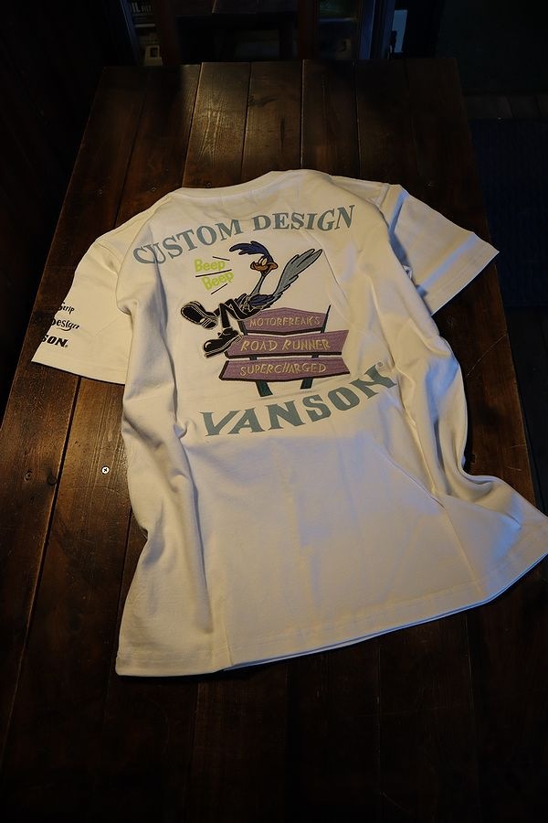 VANSON��LOONEY TUNES �Х󥽥� ����� LTV-2206��ŷ��ȾµTee�������ɥ��ʡ� �ɽ��ԥ���ġ����եۥ磻��