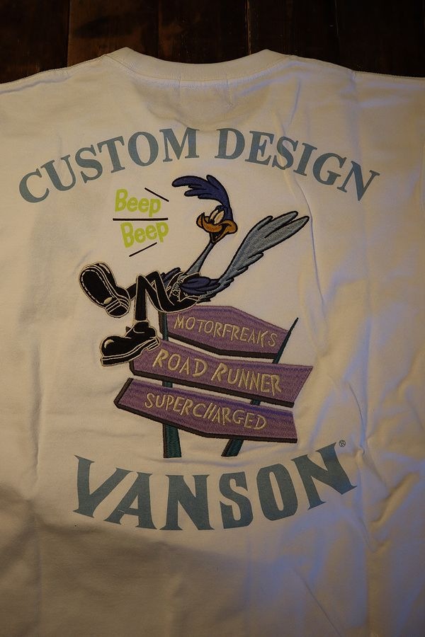 VANSON��LOONEY TUNES �Х󥽥� ����� LTV-2206��ŷ��ȾµTee�������ɥ��ʡ� �ɽ��ԥ���ġ����եۥ磻��