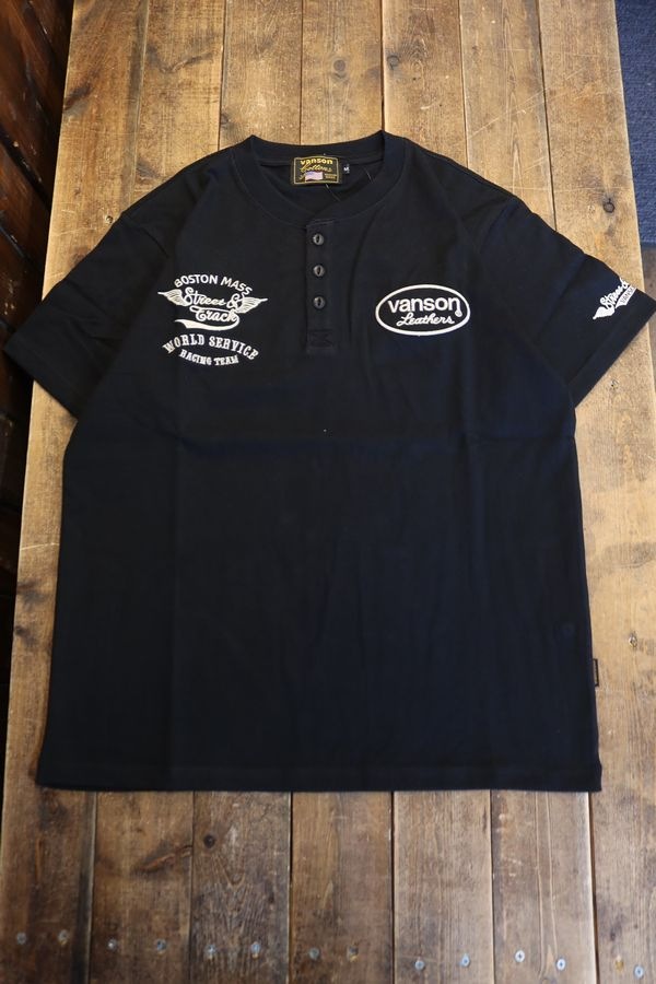 VANSON �Х󥽥� NVST-2612 ŷ���إ�꡼�ͥå�ȾµTee���ɽ���T����ġ��֥�å�