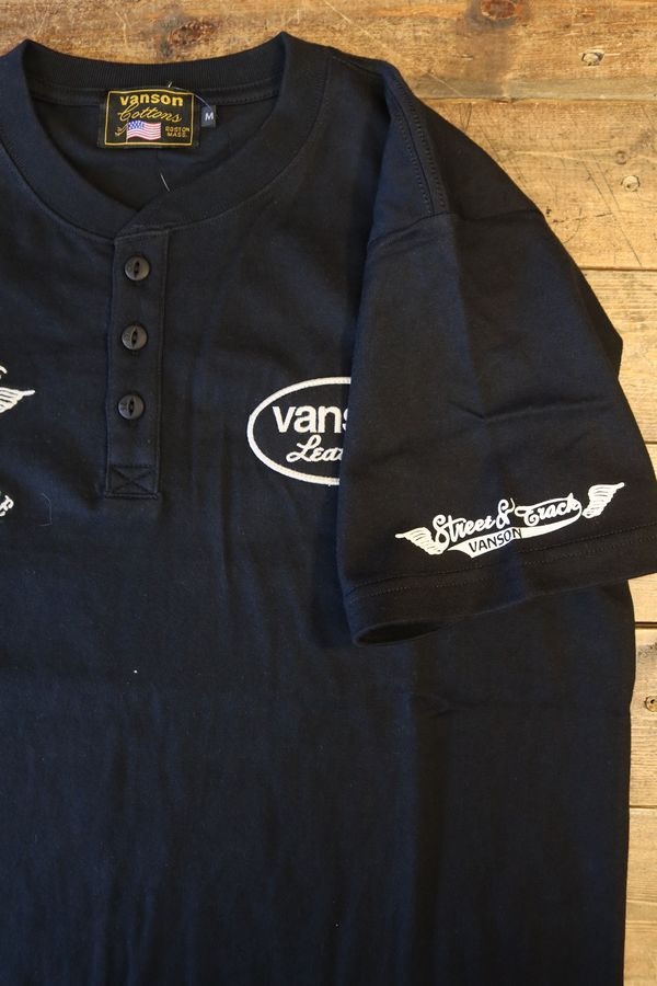 VANSON �Х󥽥� NVST-2612 ŷ���إ�꡼�ͥå�ȾµTee���ɽ���T����ġ��֥�å�