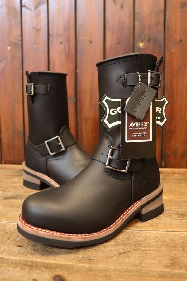AVIREX アビレックス HORNET エンジニアブーツ AV2230 24 AVIREX アヴィレックス HORNET 本革エンジニアブーツ AV2230