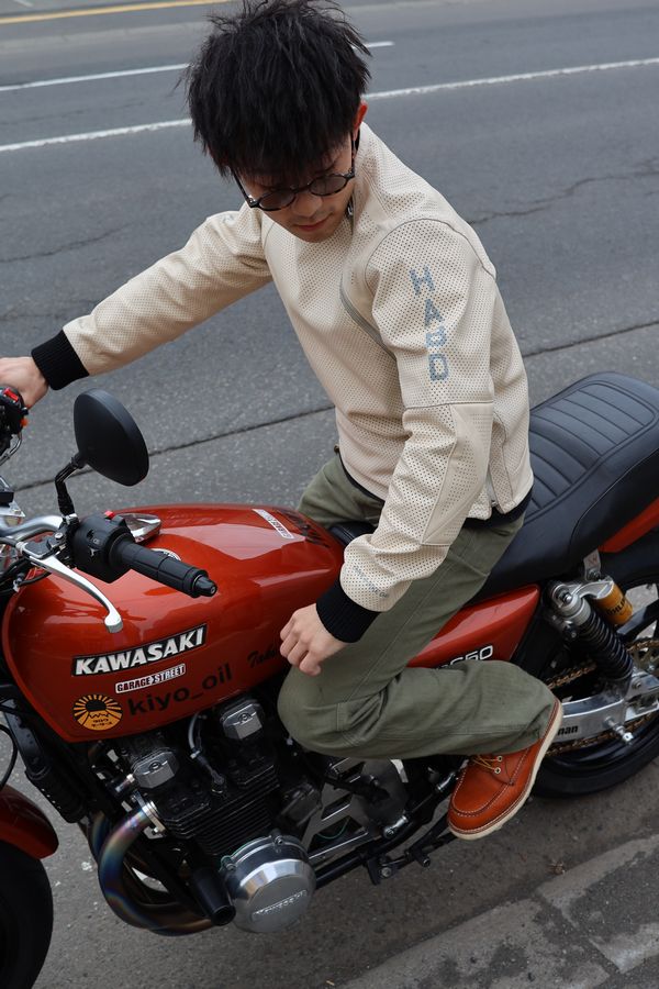 ���ɥ�(KADOYA)��K'S LEATHER&K'S PRODUCT��PL-PULLOVER HABD �ѥ���󥰥쥶��-�ץ륪���С�HABD�������ܥ꡼