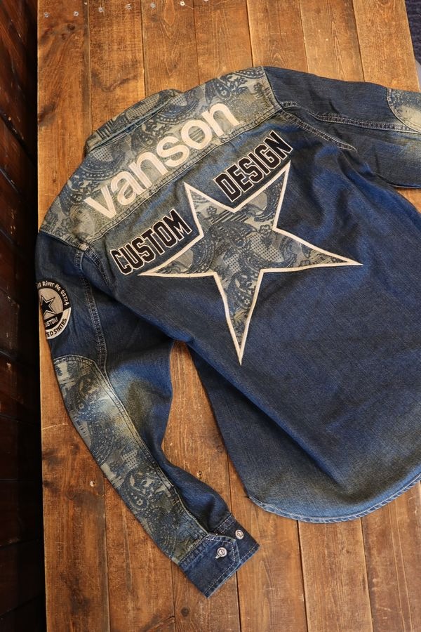 VANSON(Х󥽥)NVSL-2401ǥ˥󥰥꡼֥ 󥹥ɽǥ˥ॷġINDIGOONE WASH