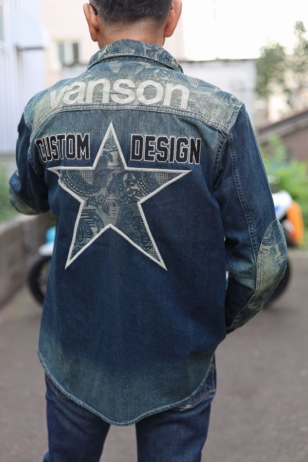 VANSON(Х󥽥)NVSL-2401ǥ˥󥰥꡼֥ 󥹥ɽǥ˥ॷġINDIGOONE WASH