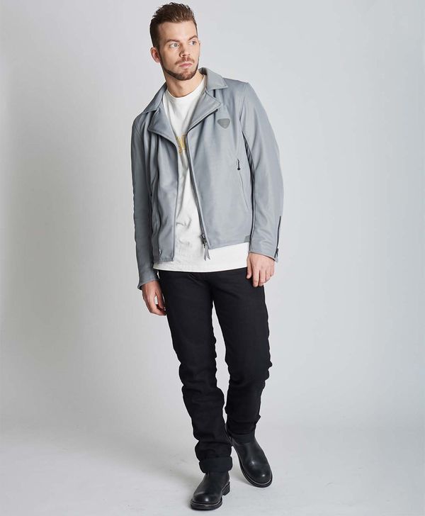 マ*コ様 KADOYAフルメッシュシングルライダース　Mサイズ ライトグレー カドヤ(KADOYA) K'S LEATHER & K'S PRODUCT MARKSMAN メッシュダブル