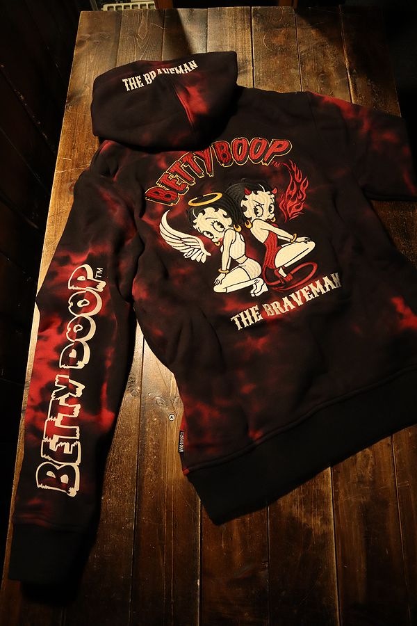 The BRAVE-MAN��BETTY BOOP��BBB-2304 ΢�� �ե�ZIP�ѡ����� ����åɥ�������