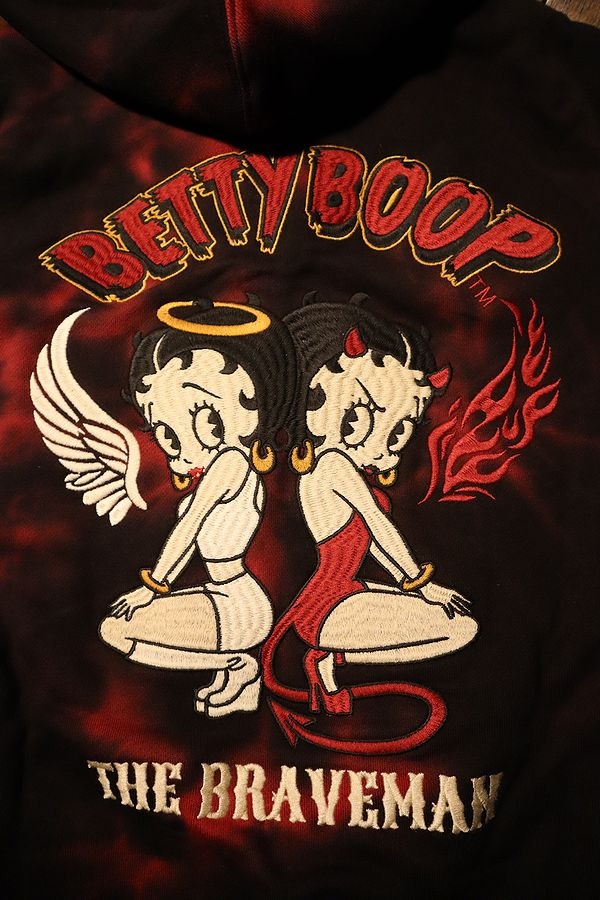 The BRAVE-MAN��BETTY BOOP��BBB-2304 ΢�� �ե�ZIP�ѡ����� ����åɥ�������