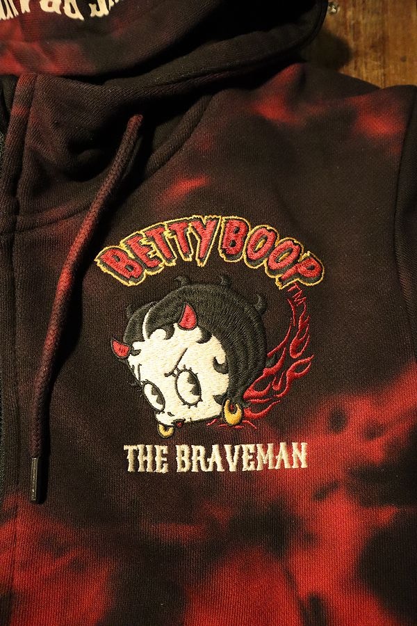 The BRAVE-MAN��BETTY BOOP��BBB-2304 ΢�� �ե�ZIP�ѡ����� ����åɥ�������