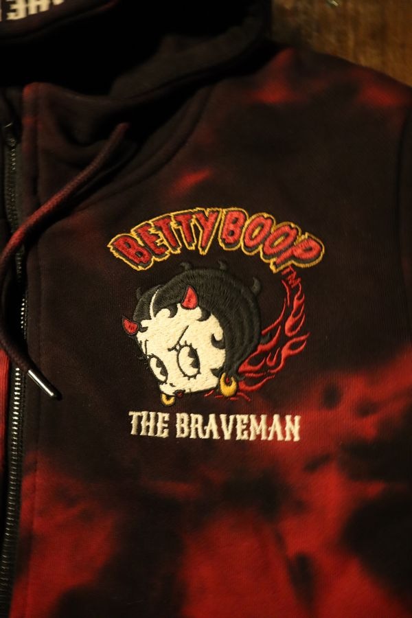 The BRAVE-MAN��BETTY BOOP��BBB-2304 ΢�� �ե�ZIP�ѡ����� ����åɥ�������