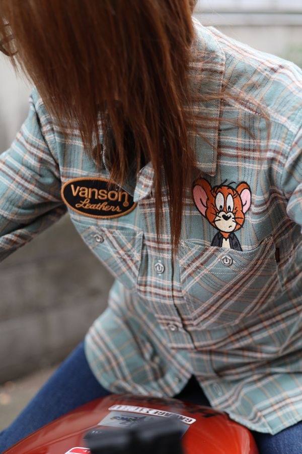 VANSON��Tom and Jerry���ȥ�ȥ����꡼��TJV-2435�������å�����ġ��ɽ����֥롼�����å�