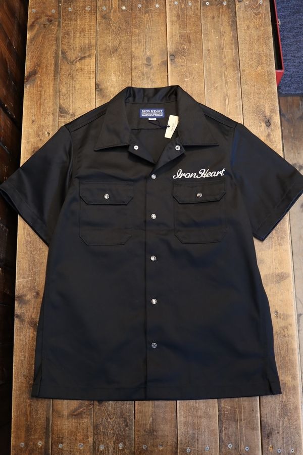 IRON HEART����������ϡ��ȡ�IHSH-446 T/C�ᥫ�˥å�Ⱦµ����ġ��֥�å���9.6oz�ԥåȥ��롼�����