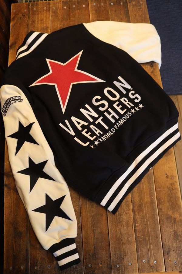 VANSONバンソン NVSZ-2417 リバーシブルスタジャン 防寒 ワンスター  