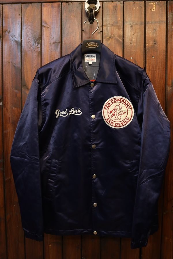 エフ商会 TEDCOMPANY テッドマン TCNJ-070 コーチジャケット ネイビー
