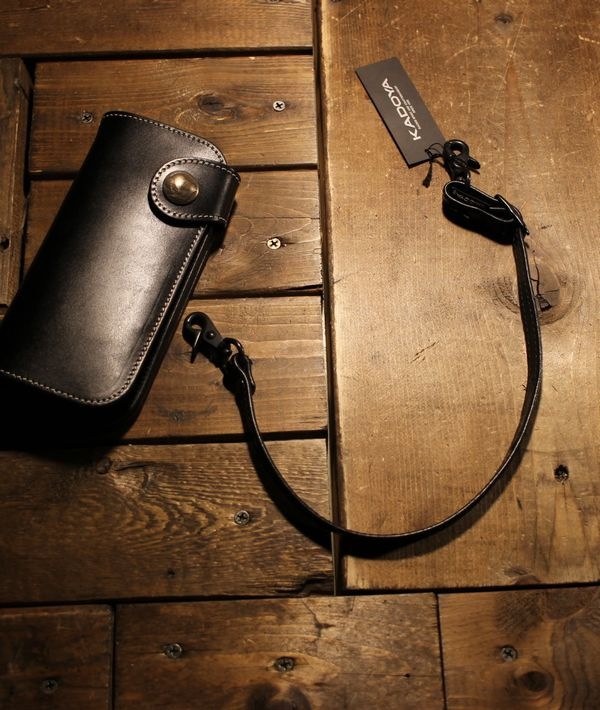 ɥ(KADOYA) KM/LEATHER STRAP KM/쥶ȥåס֥å/֥å