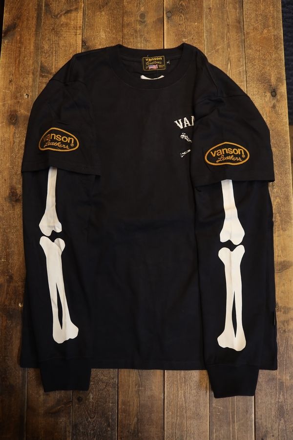 VANSON �Х󥽥�NVLT-2511 �ե���������Tee���ܡ��������Ť��������ɽ�ĹµT����ġ��֥�å�