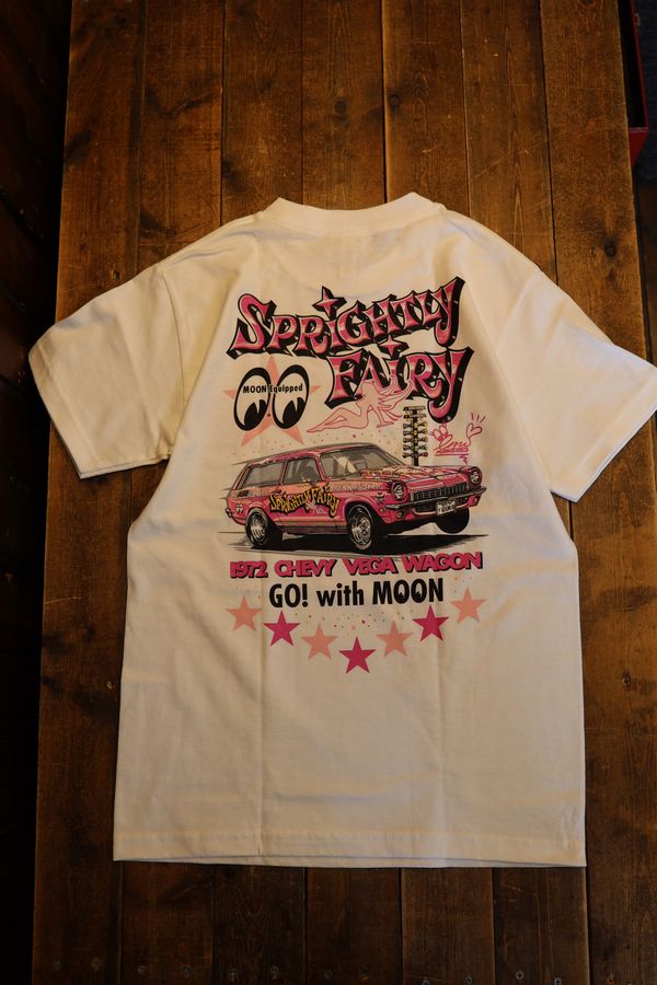 MOONEYES���ࡼ�󥢥�����MQT-191 ���ץ饤�ȥ꡼ �ե����꡼ T����ġ��ۥ磻��