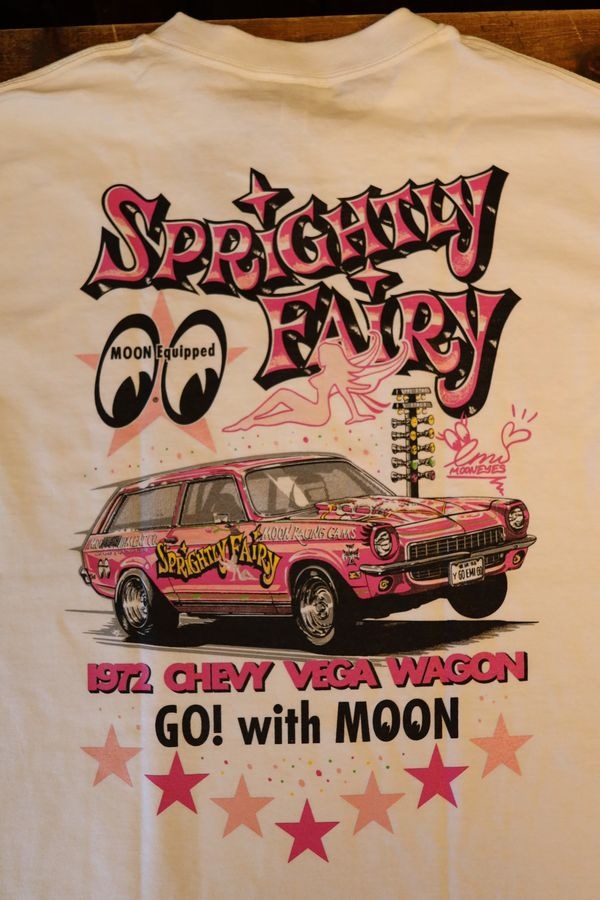 MOONEYES���ࡼ�󥢥�����MQT-191 ���ץ饤�ȥ꡼ �ե����꡼ T����ġ��ۥ磻��