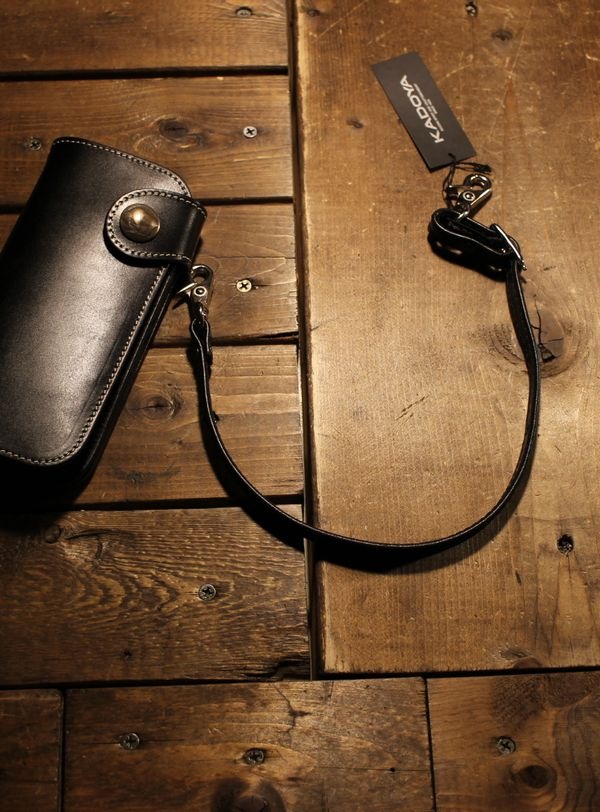 ɥ(KADOYA) KM/LEATHER STRAP KM/쥶ȥåס֥å/С