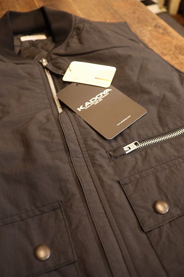 KADOYA(���ɥ�)��LAYER VEST �쥤�䡼�٥��� �ɴ��٥��ȡ��֥�å�
