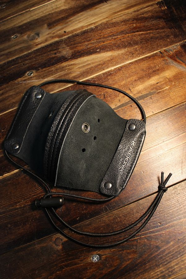 ���ɥ�(KADOYA) ��KEEP DISTANCE LEATHER MASK COVER���쥶���ޥ������С�