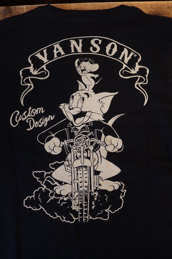 VANSON��Tom and Jerry�����ȥ�ȥ����꡼��TJV-2525 �����ޥ����Tee���Х������֥�å�